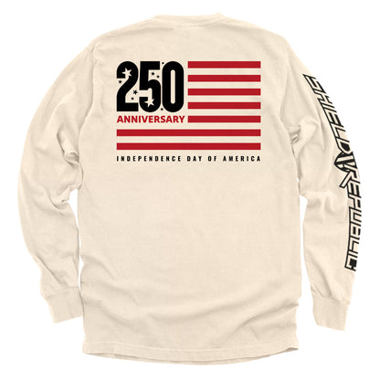 America 250 Years Anniversary Flag Shield Republic