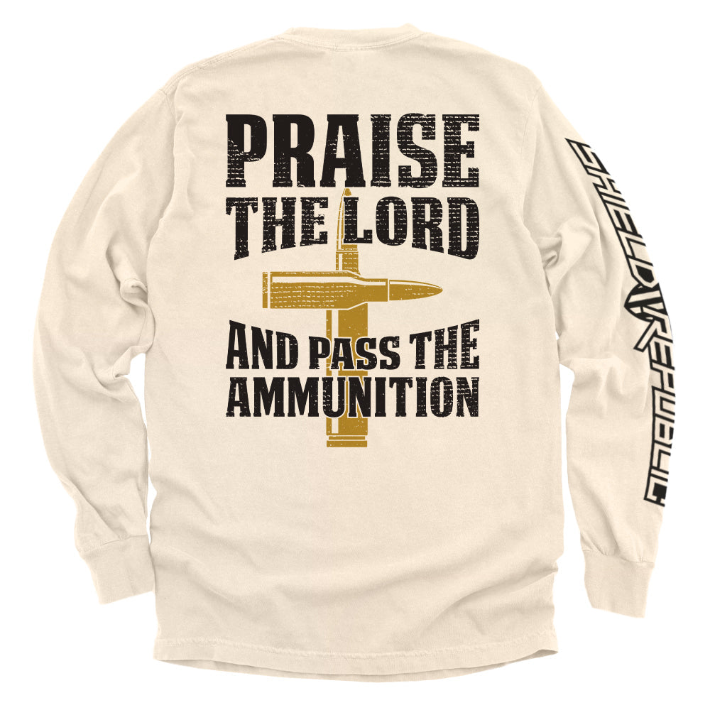Praise The Lord And Pass The Ammunition Shield Republic