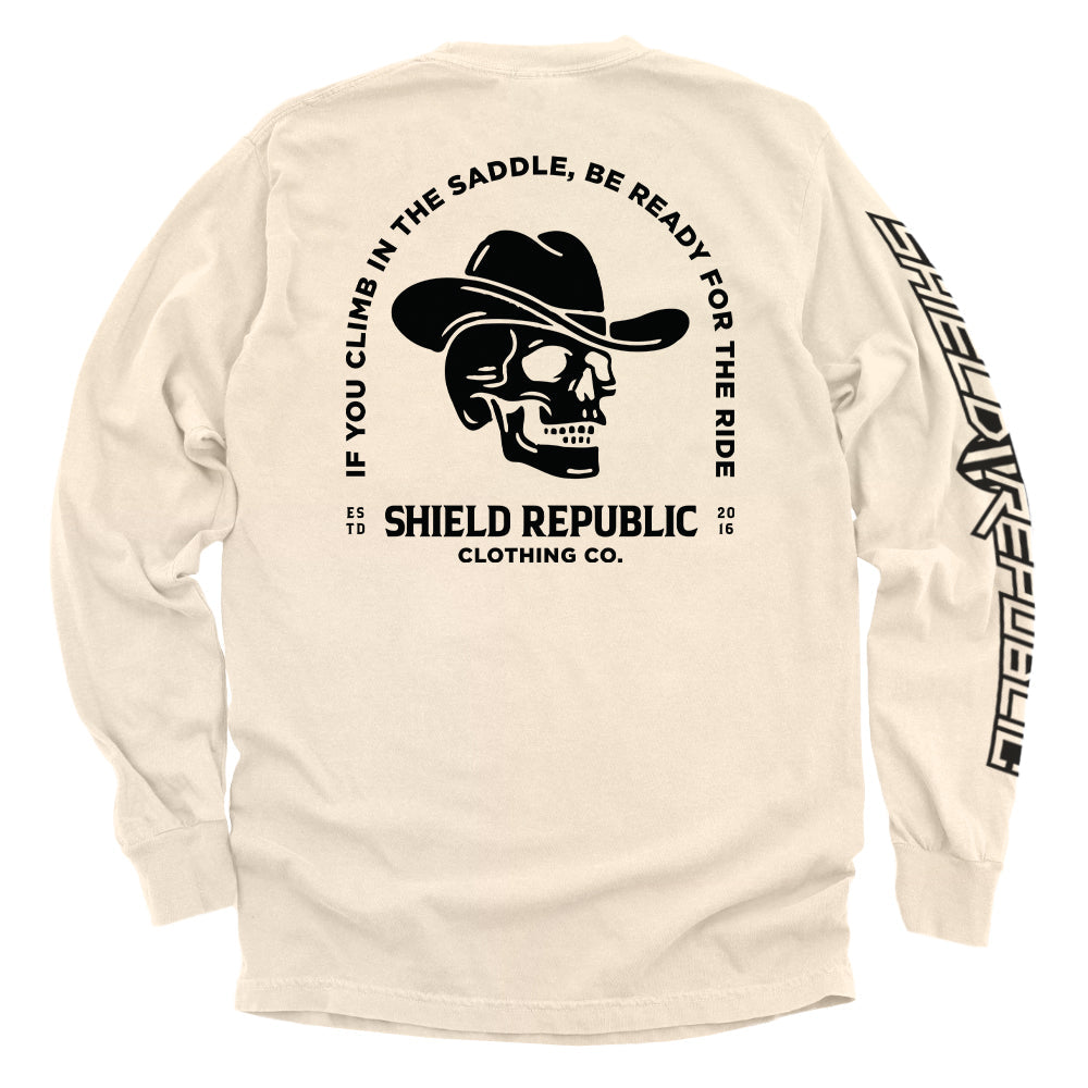 Be Ready For The Ride SR Clothing Co. Shield Republic