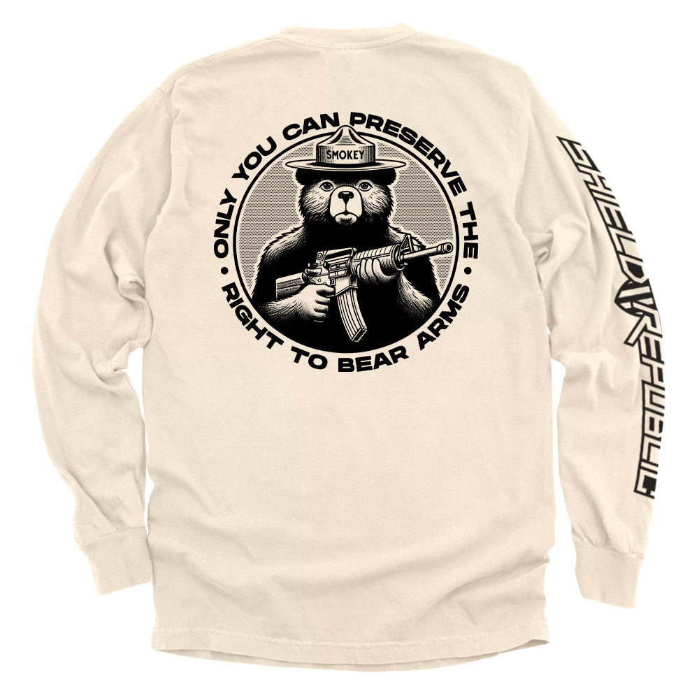 Only You Can Preserve the Right to Bear Arms (Circular Seal) Shield Republic