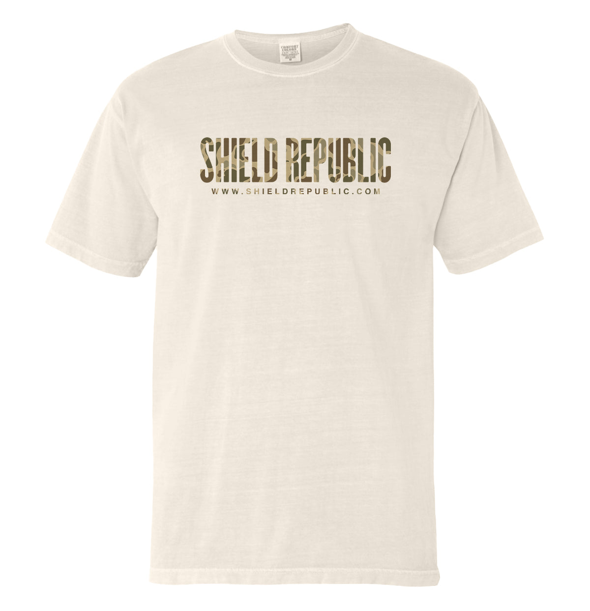 Shield Republic Duck Camo Banner Text (Front) Shield Republic