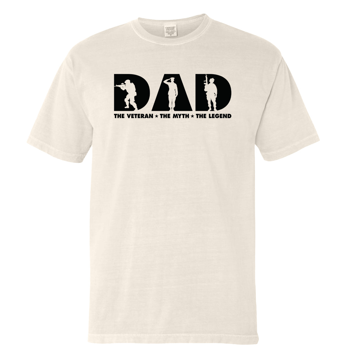 Dad The Veteran The Myth The Legend (Front) Shield Republic