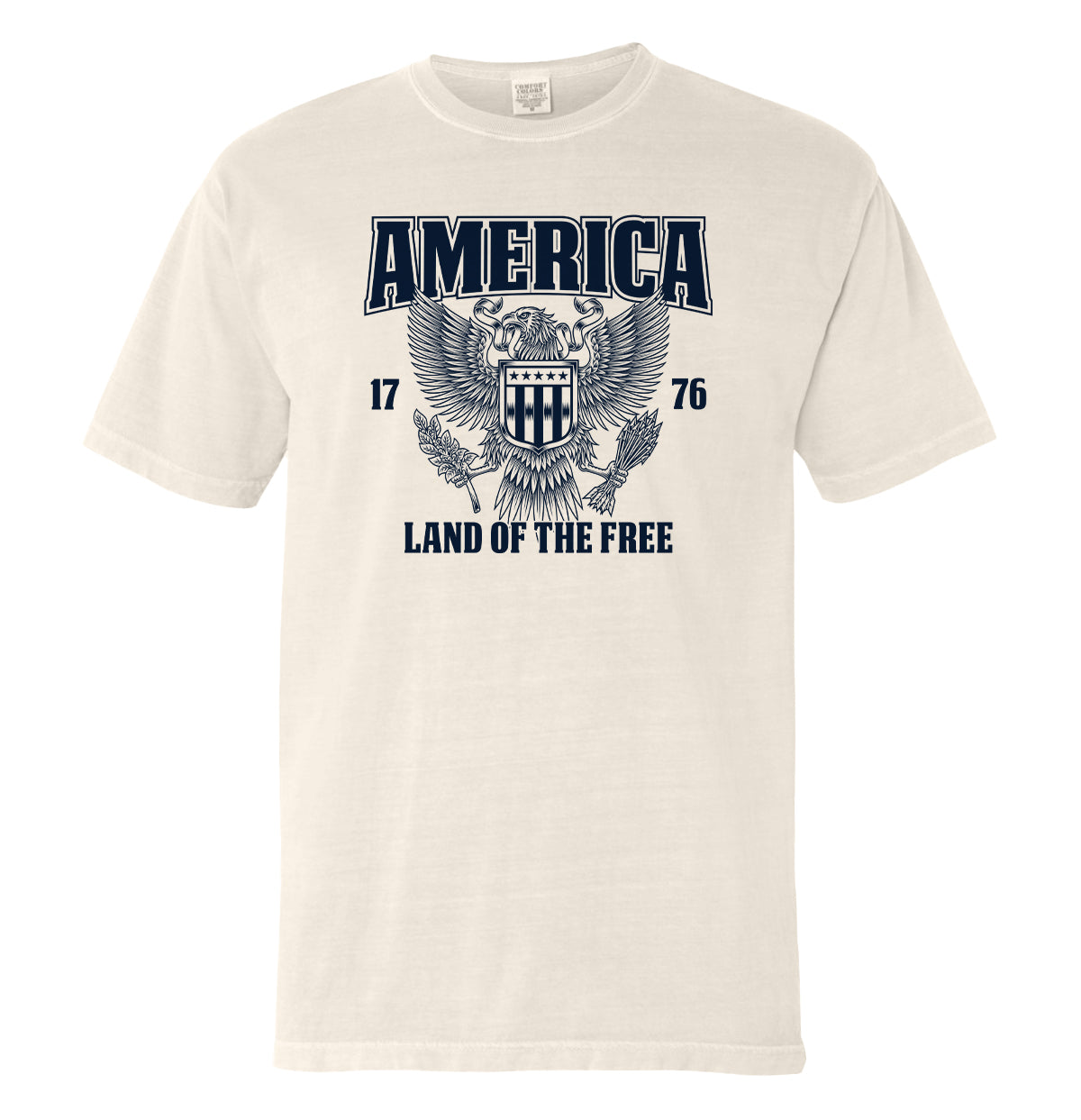 America Land Of The Free Shield Republic
