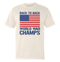 Back to Back World War Champs (Front) Shield Republic