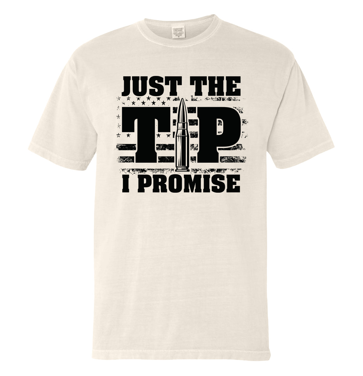 Just The Tip I Promise Flag (Front Print) Shield Republic