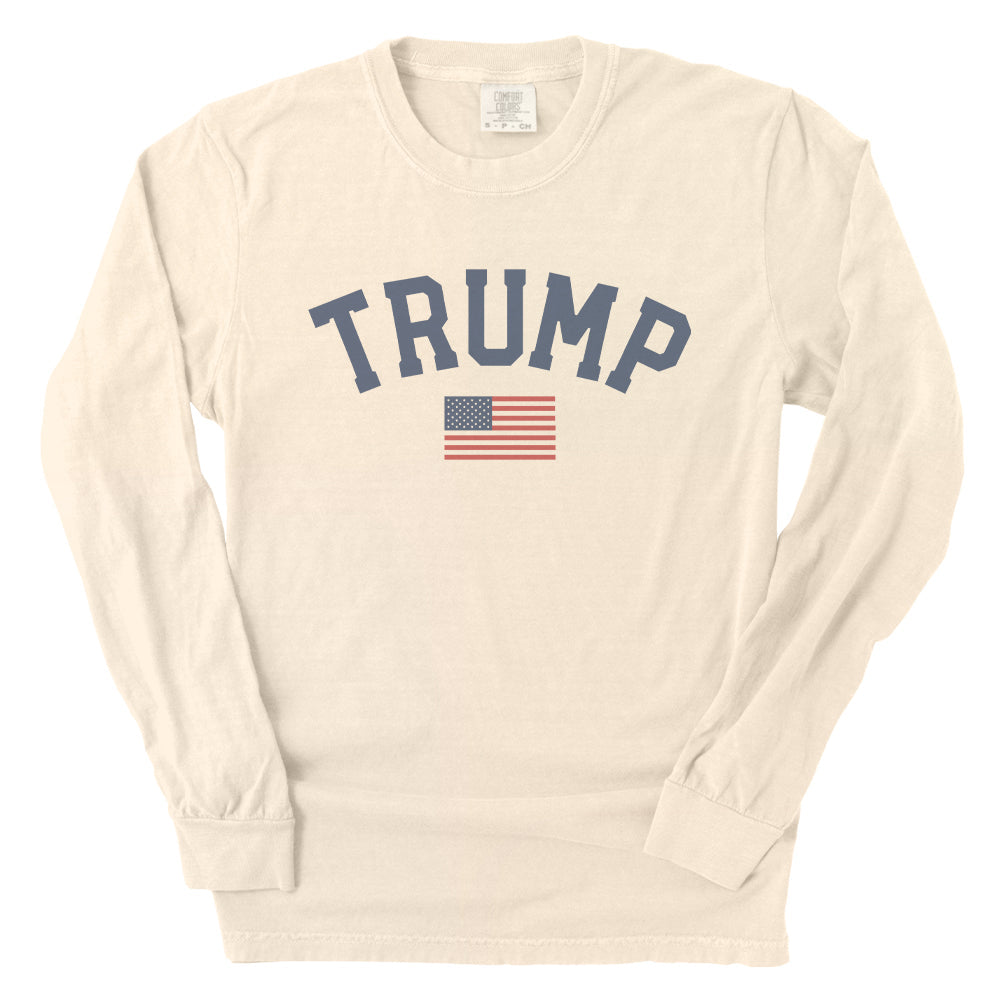 Trump American Flag 2024 (Front) Shield Republic