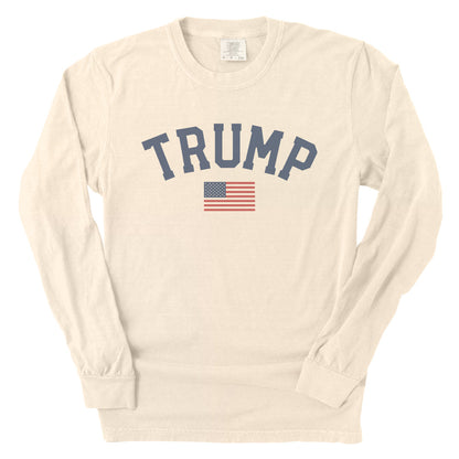 Trump American Flag 2024 (Front) Shield Republic