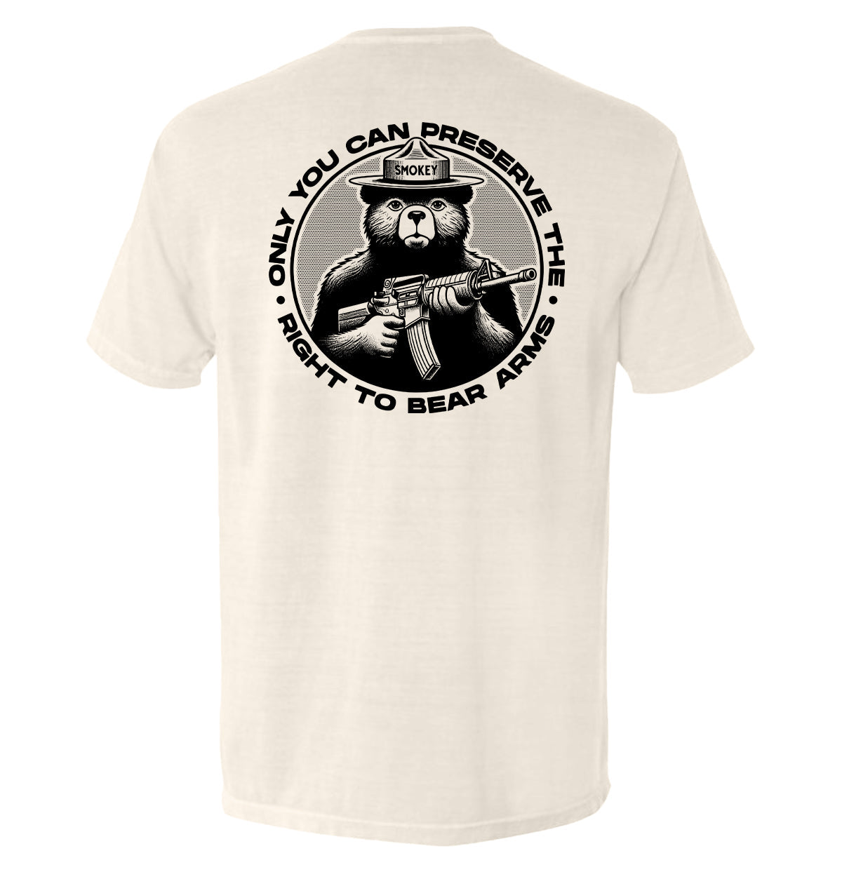 Only You Can Preserve the Right to Bear Arms (Circular Seal) Shield Republic