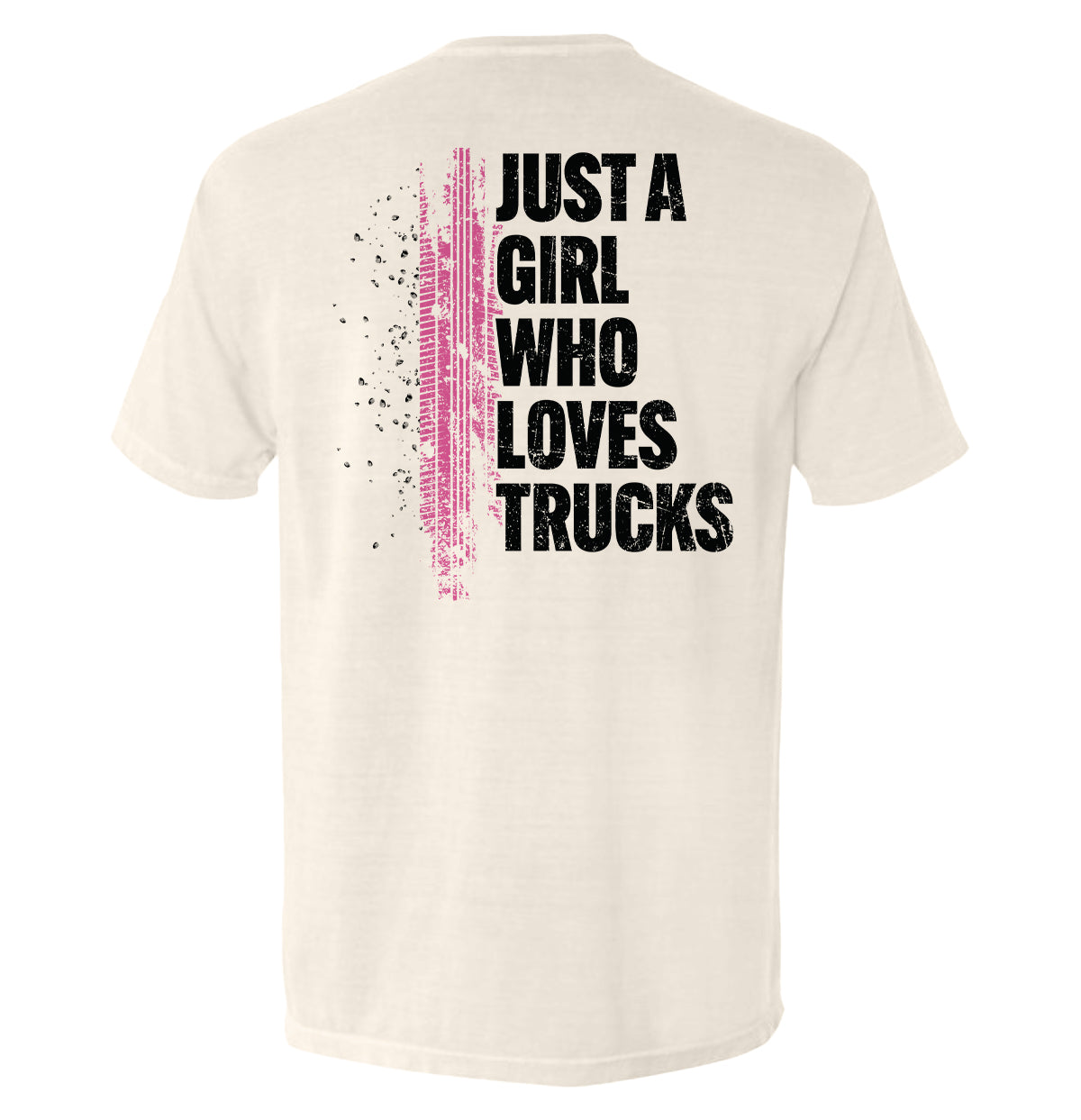 Just A Girl Who Loves Trucks Shield Republic
