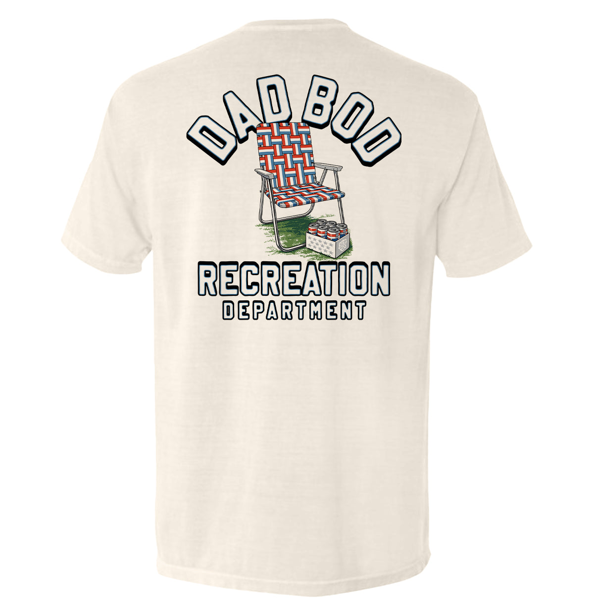 Dad Bod Recreation Department Shield Republic