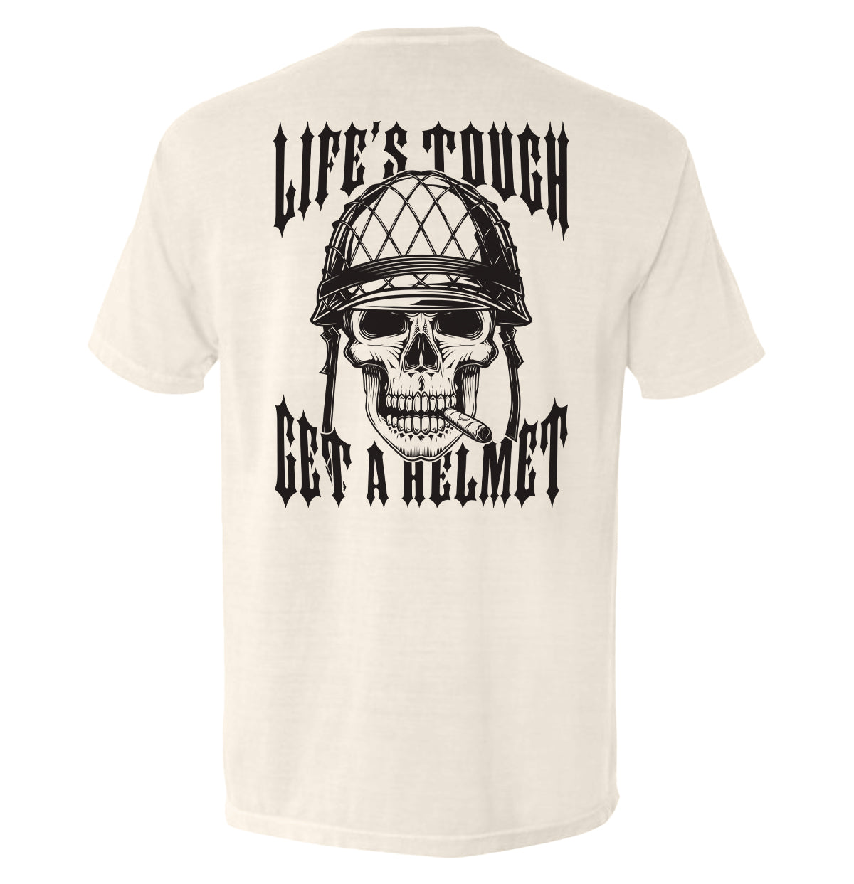 Life's Tough Get A Helmet Shield Republic
