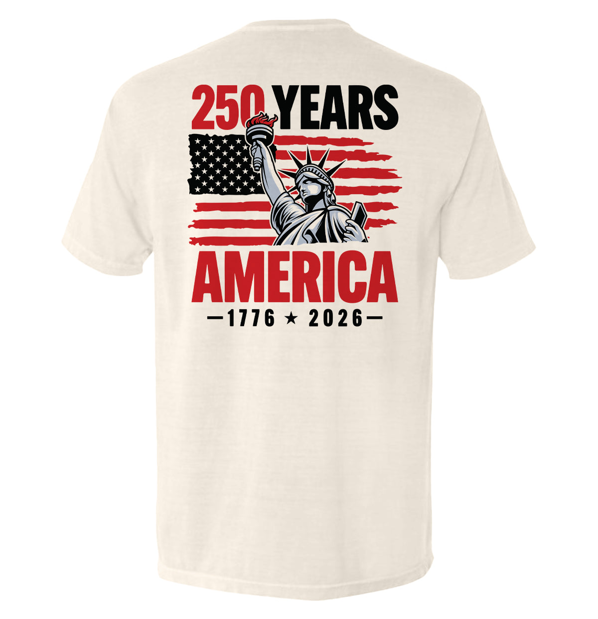 250 Years Statue of Liberty Shield Republic