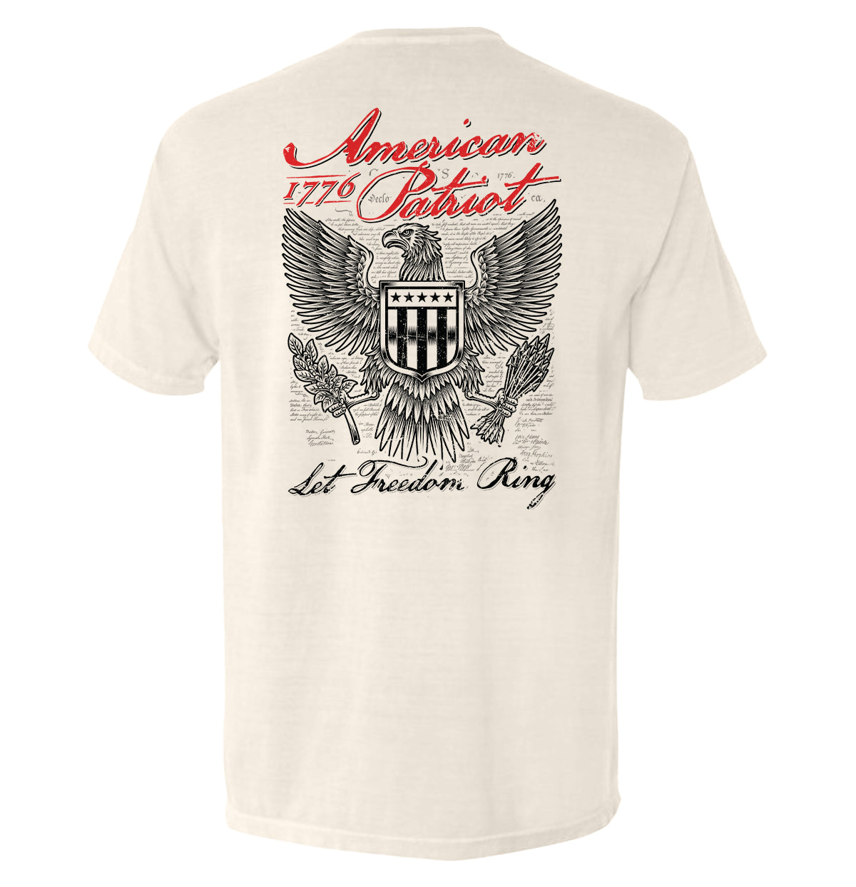 American Patriot Let Freedom Ring Shield Republic