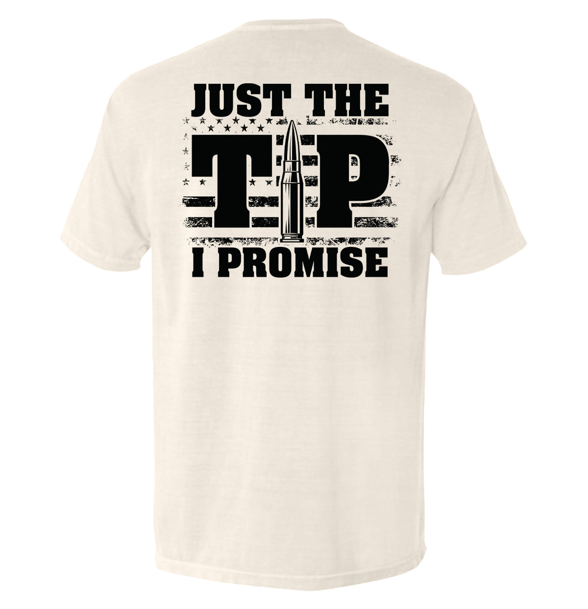 Just The Tip I Promise Flag Shield Republic
