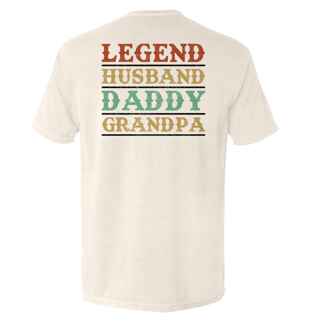 Legend Husband Daddy Grandpa Shield Republic