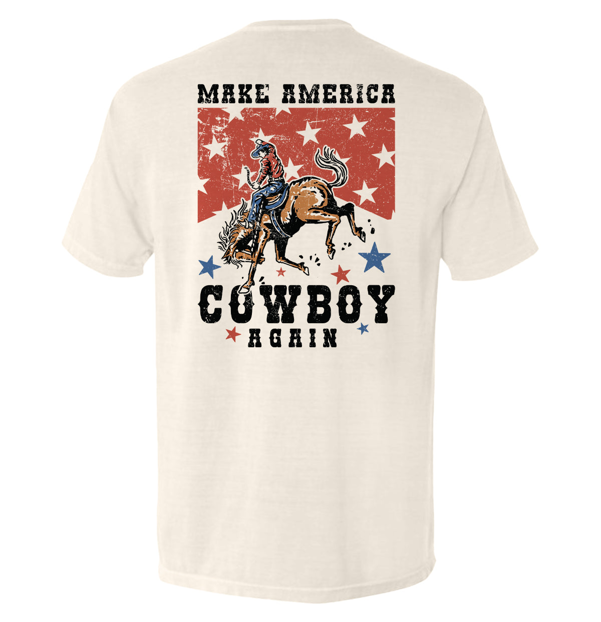 Make America Cowboy Again Shield Republic