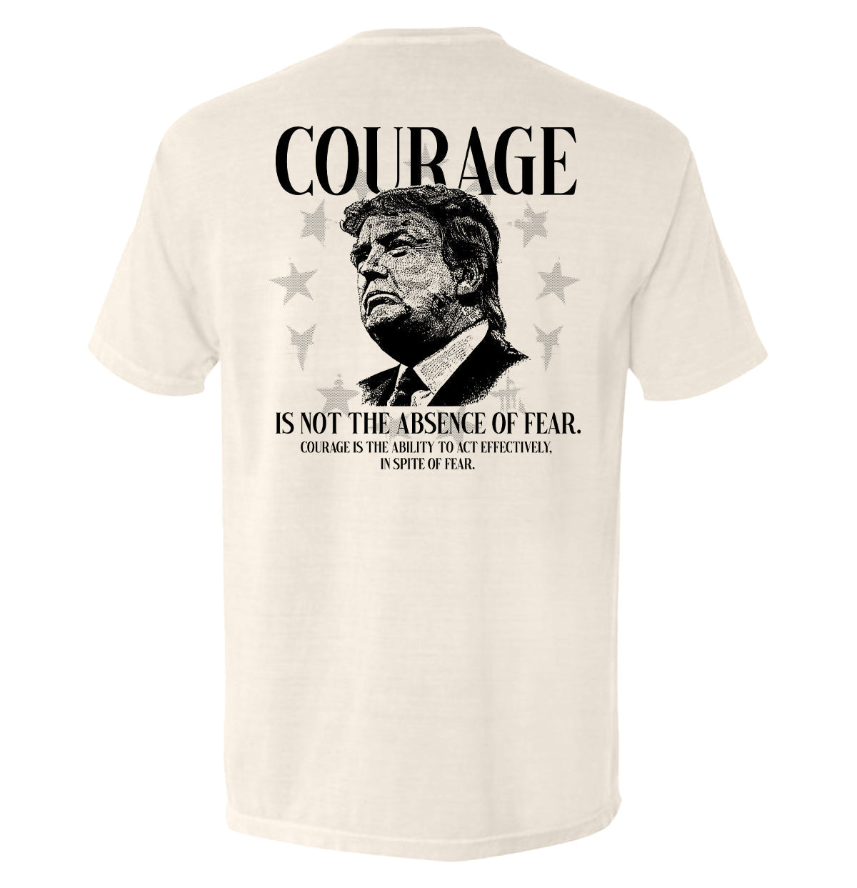 Courage Is Not The Absence of Fear Shield Republic