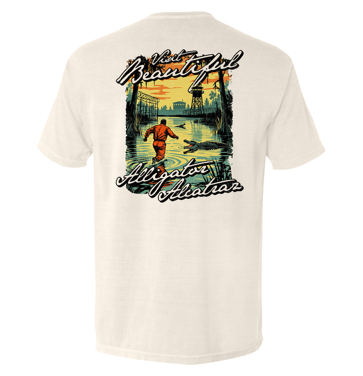 Visit Beautiful Alligator Alcatraz Shield Republic