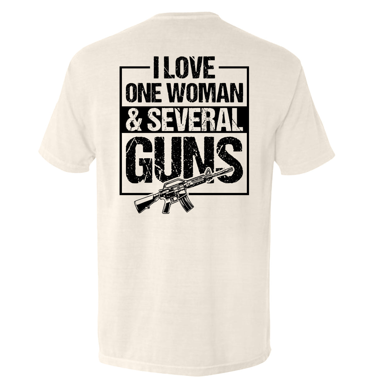 I Love One Woman & Several Guns Shield Republic