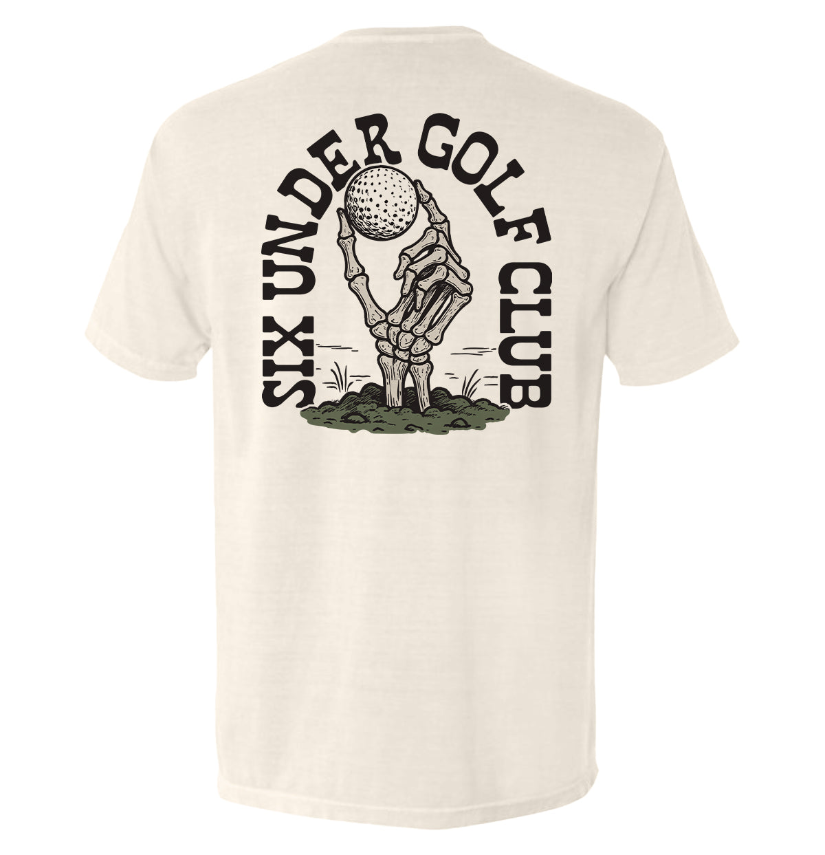 Six Under Golf Club (Back Print) Shield Republic