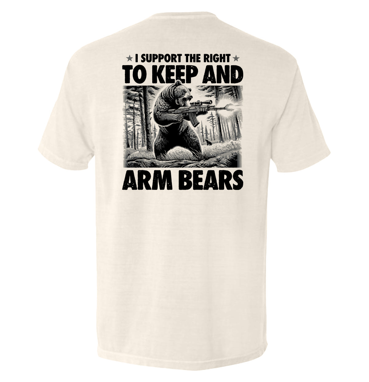 I Support the Right to Keep and Arm Bears Shield Republic