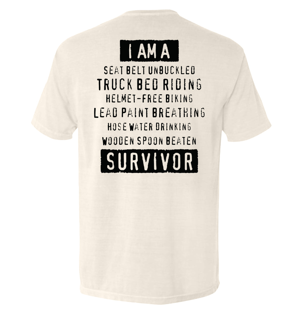 I'm A Hard Times Survivor Shield Republic