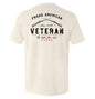 Proud American Veteran The Oath Never Ends Shield Republic