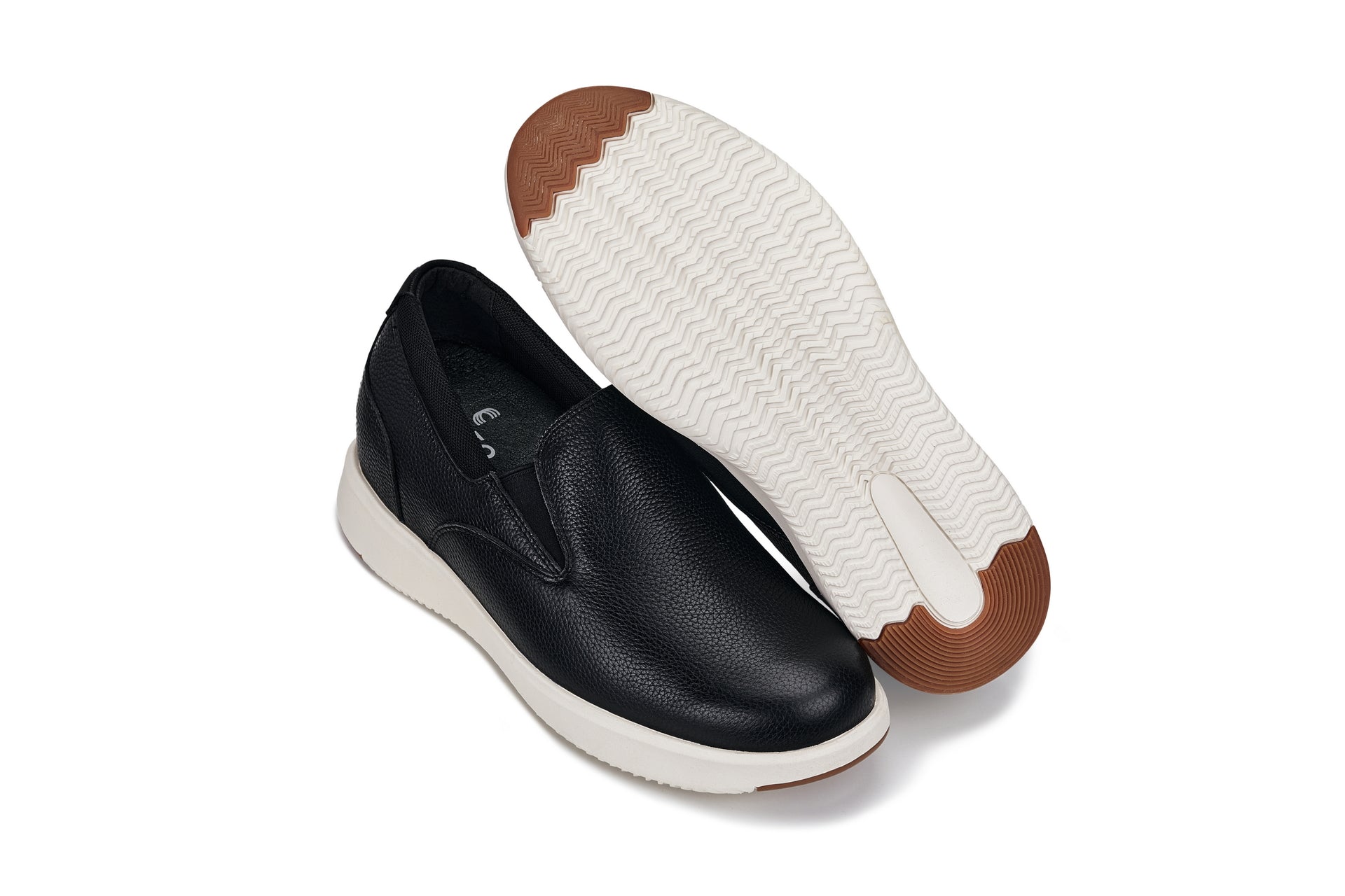 CALTO - J1420 - 2.8 Inches Taller (Onyx) - Leather Loafers Tallmenshoes.com