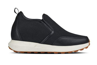 CALTO - J1433  - 3.3 Inches Taller (Black) - Casual Chunky Sole Sneaker Loafers Tallmenshoes.com