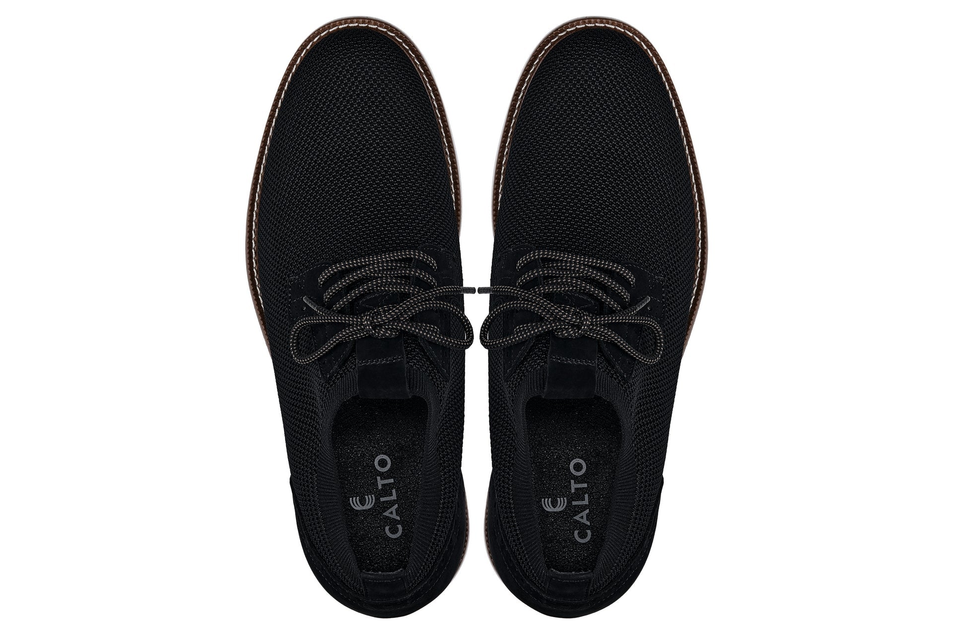 CALTO - J1502 - 3.2 Inches Taller (Noir) Tallmenshoes.com
