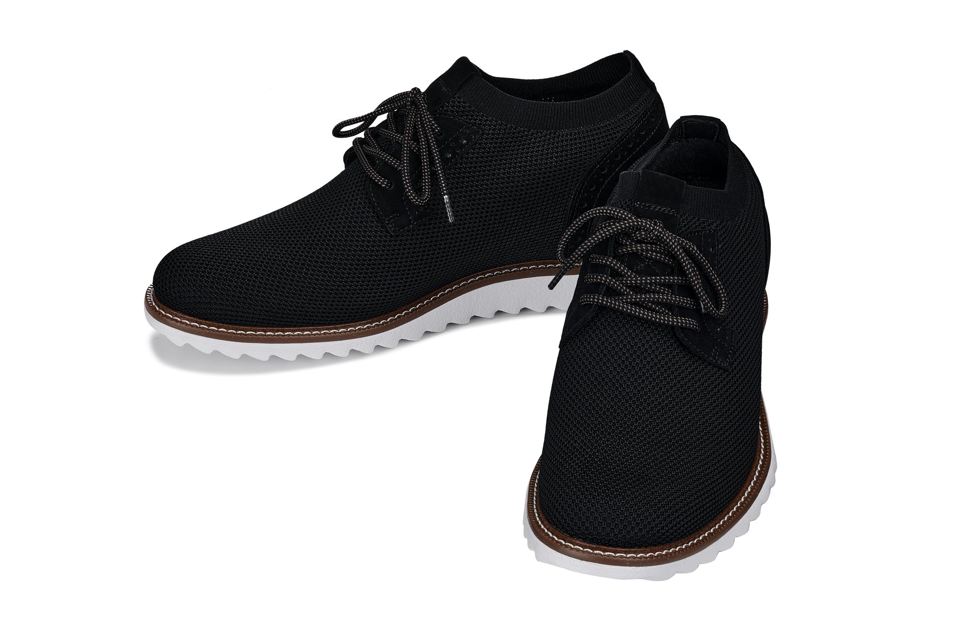 CALTO - J1502 - 3.2 Inches Taller (Noir) Tallmenshoes.com