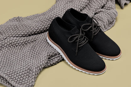 CALTO - J1502 - 3.2 Inches Taller (Noir) Tallmenshoes.com