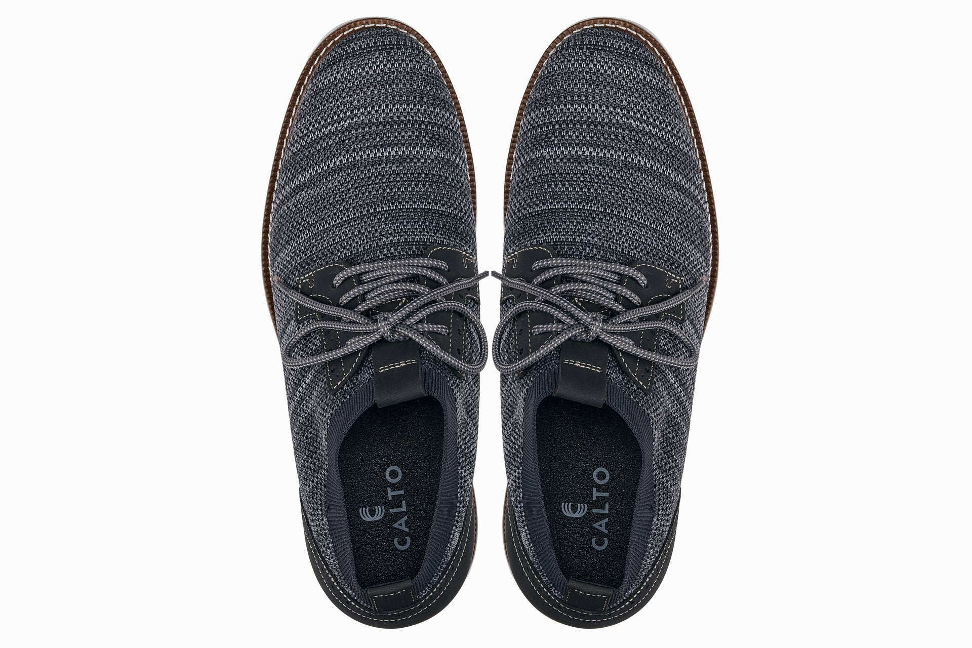 CALTO - J1503 - 3.2 Inches Taller (Grey) Tallmenshoes.com
