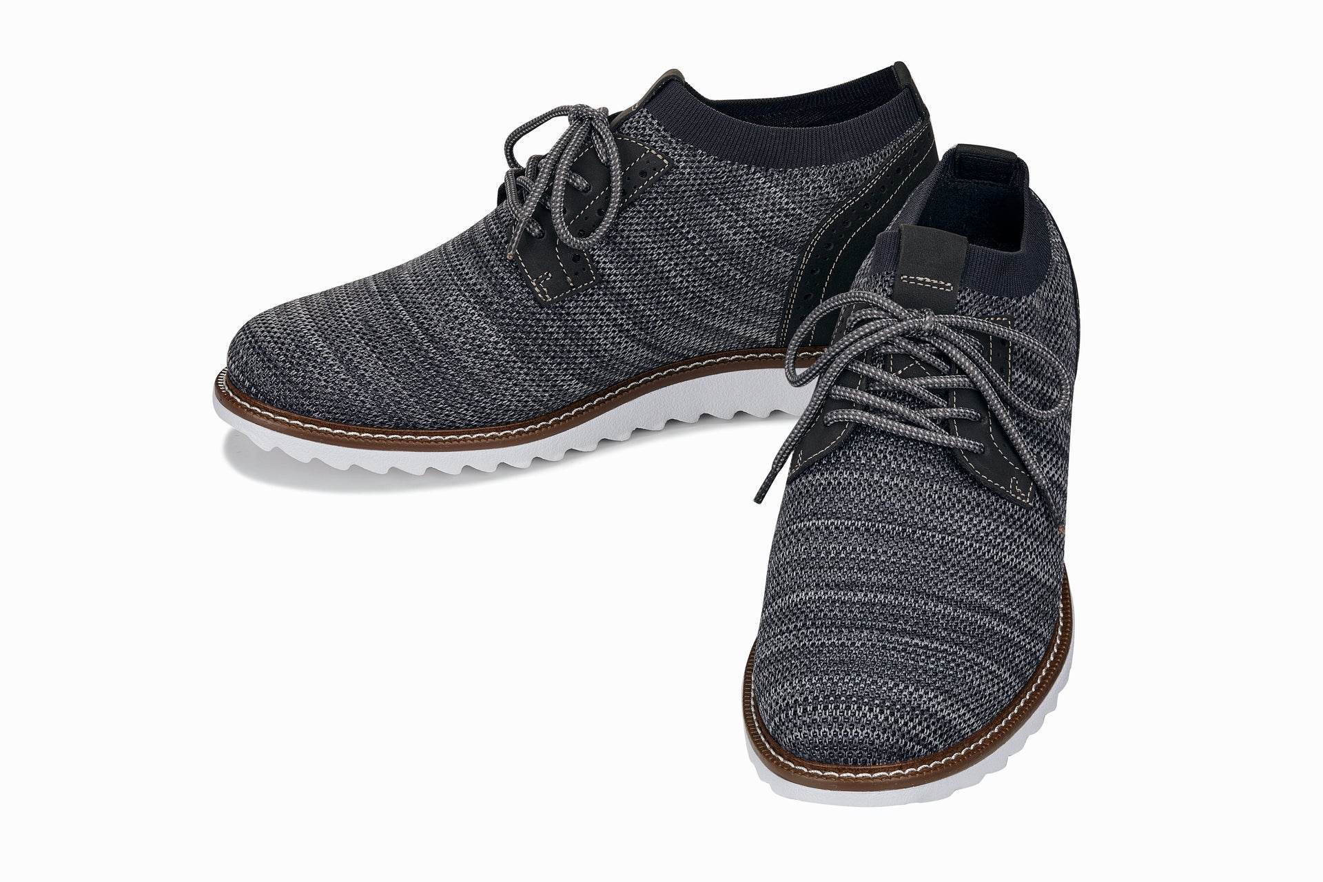 CALTO - J1503 - 3.2 Inches Taller (Grey) Tallmenshoes.com