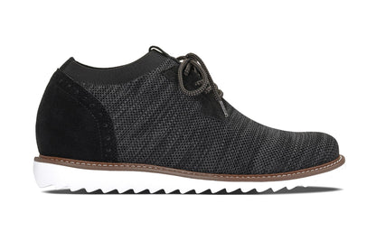 CALTO - J1504 - 3.2 Inches Taller (Charcoal Grey) Tallmenshoes.com