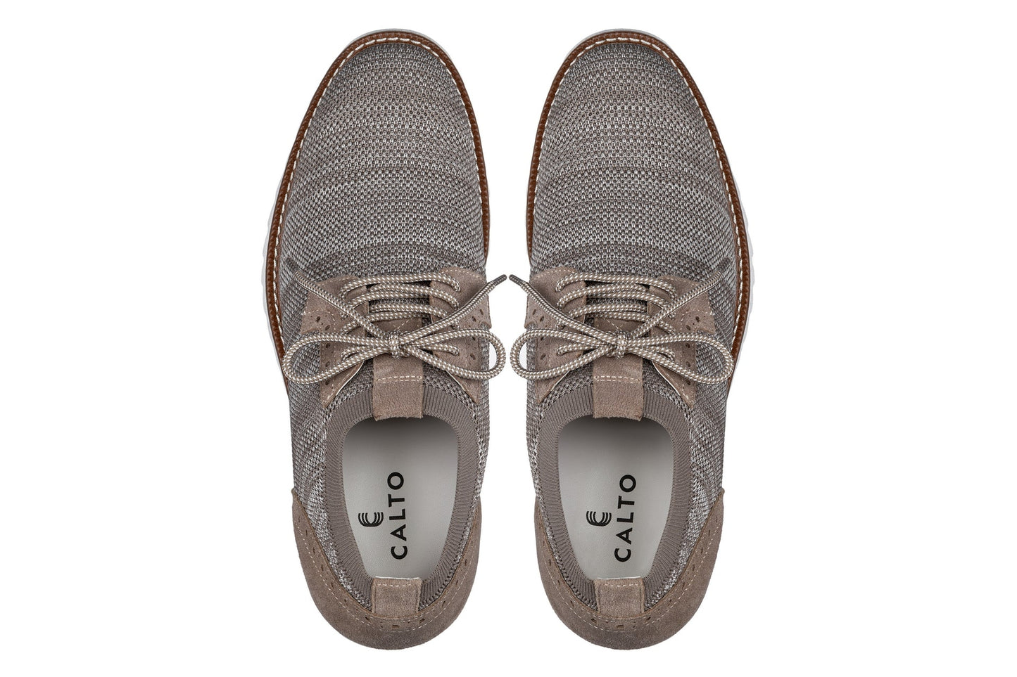 CALTO - J1506 - 3.2 Inches Taller (Camel Brown) Tallmenshoes.com