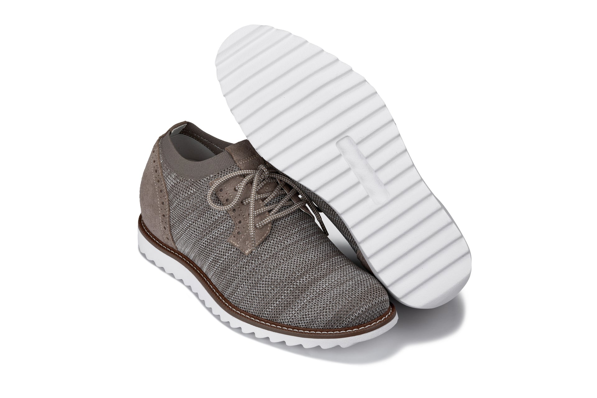 CALTO - J1506 - 3.2 Inches Taller (Camel Brown) Tallmenshoes.com
