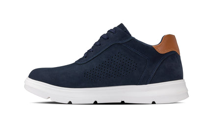 CALTO - J1582  - 2.6 Inches Taller (Navy) - Lightweight Casual Walkers Tallmenshoes.com