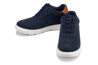 CALTO - J1582  - 2.6 Inches Taller (Navy) - Lightweight Casual Walkers Tallmenshoes.com