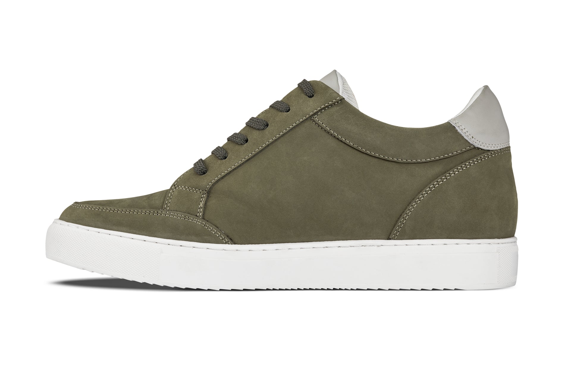 CALTO - J1854 - 2.6 Inches Taller (Olive) Tallmenshoes.com