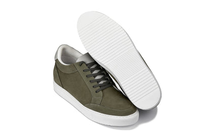 CALTO - J1854 - 2.6 Inches Taller (Olive) Tallmenshoes.com