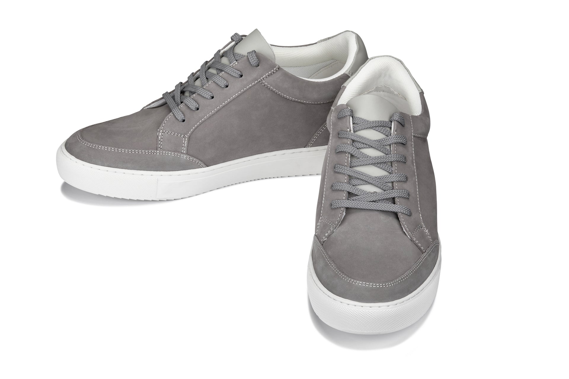 CALTO - J1855 - 2.6 Inches Taller (Grey) Tallmenshoes.com