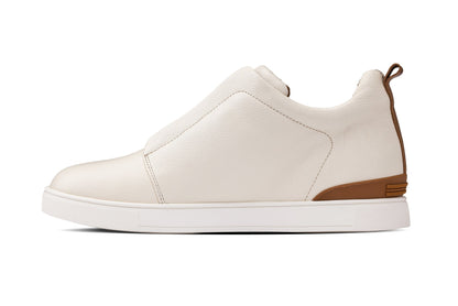 CALTO - J1933  - 2.6 Inches Taller (Off-White) - Slip-On  Snoafers Tallmenshoes.com