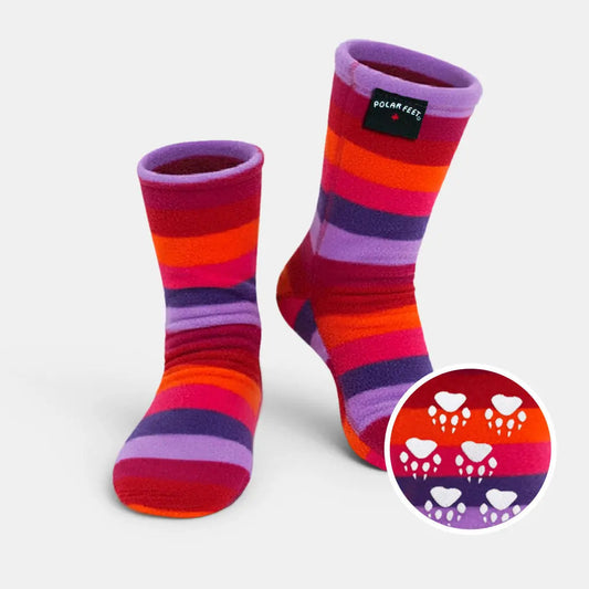 Kids' Nonskid Fleece Socks - Jelly Bean Polar Feet® LLC