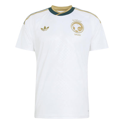 Adidas Mens Saudi Arabia 26 Away Jersey - White Denim Exchange