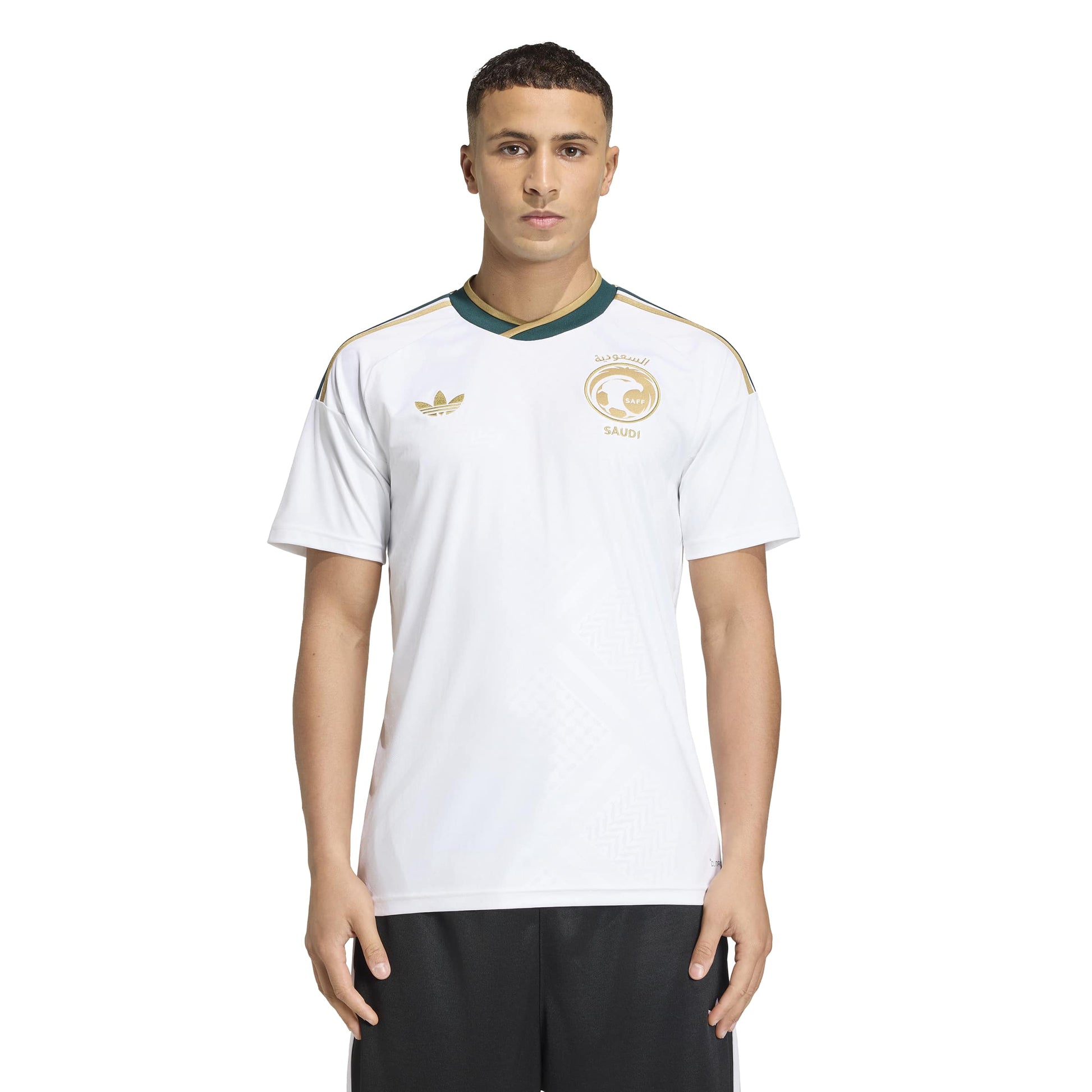 Adidas Mens Saudi Arabia 26 Away Jersey - White Denim Exchange
