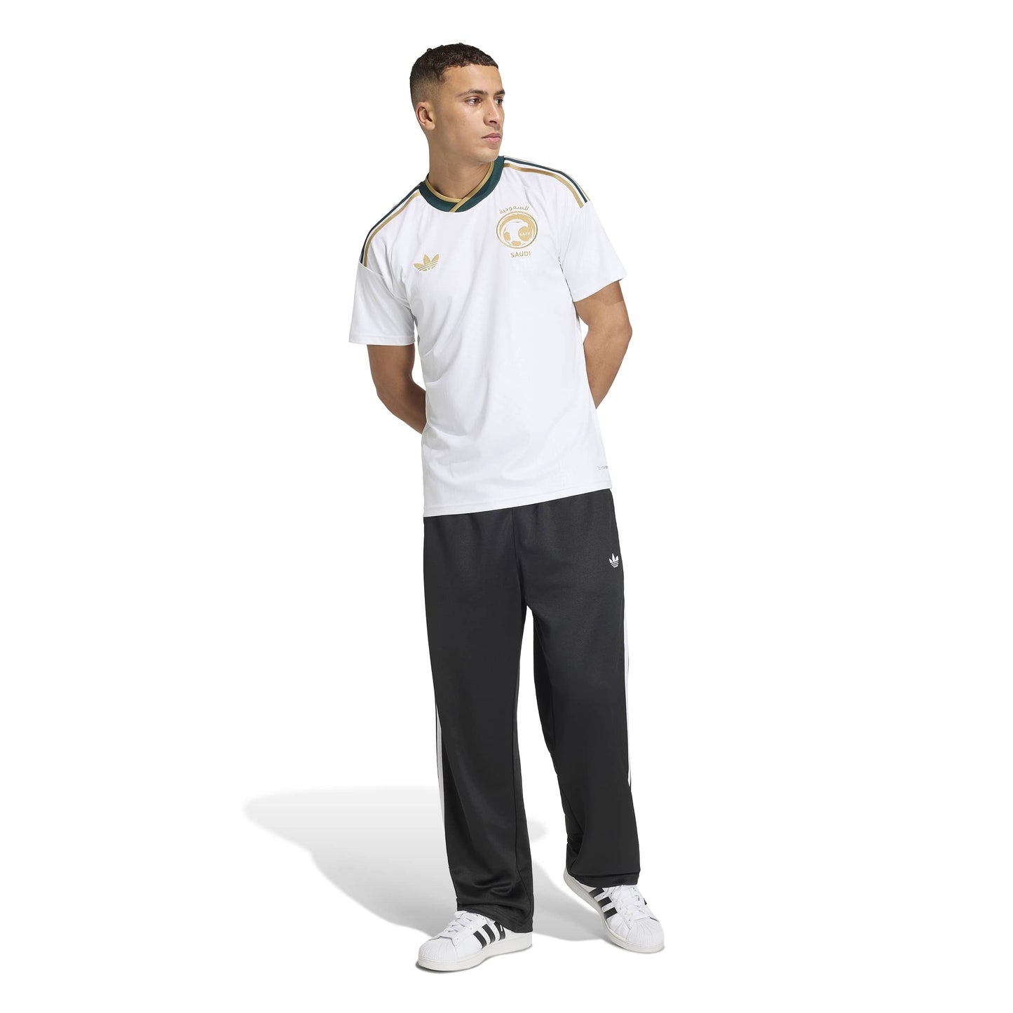 Adidas Mens Saudi Arabia 26 Away Jersey - White Denim Exchange