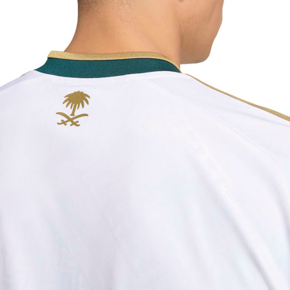 Adidas Mens Saudi Arabia 26 Away Jersey - White Denim Exchange