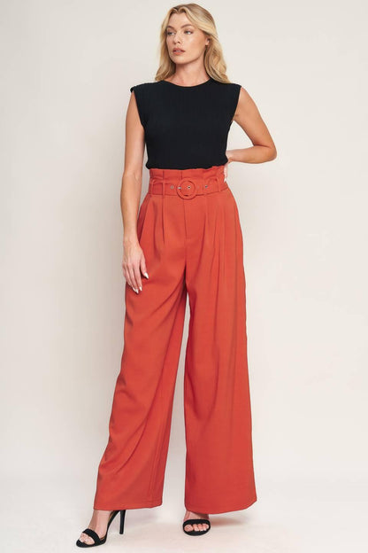 STARE DOWN THE PAST WOVEN PANTS Flying Tomato