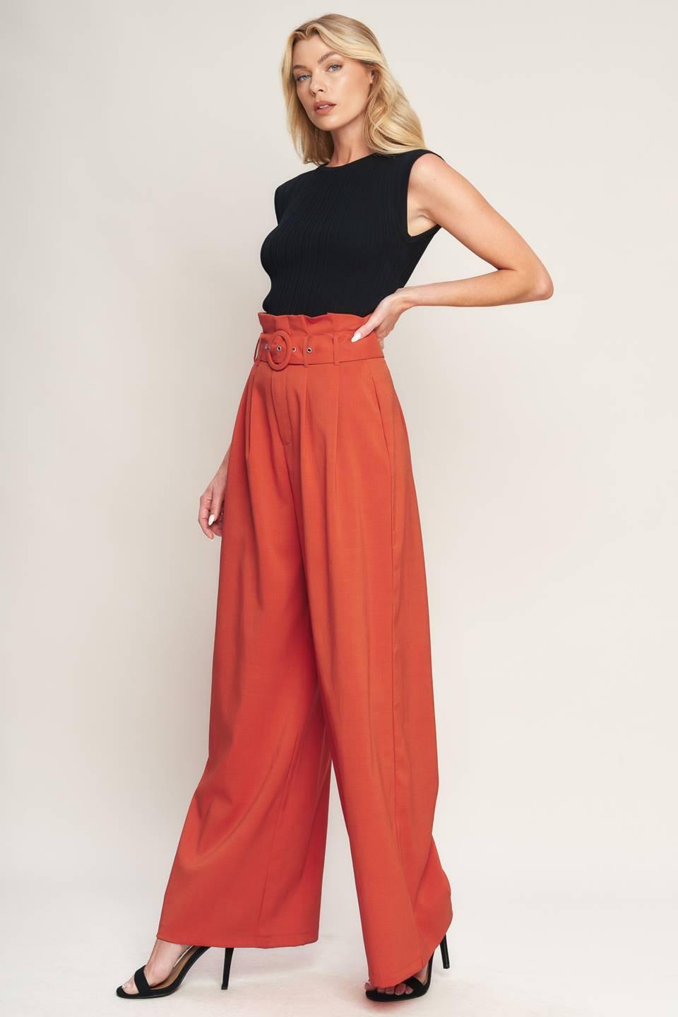 STARE DOWN THE PAST WOVEN PANTS Flying Tomato